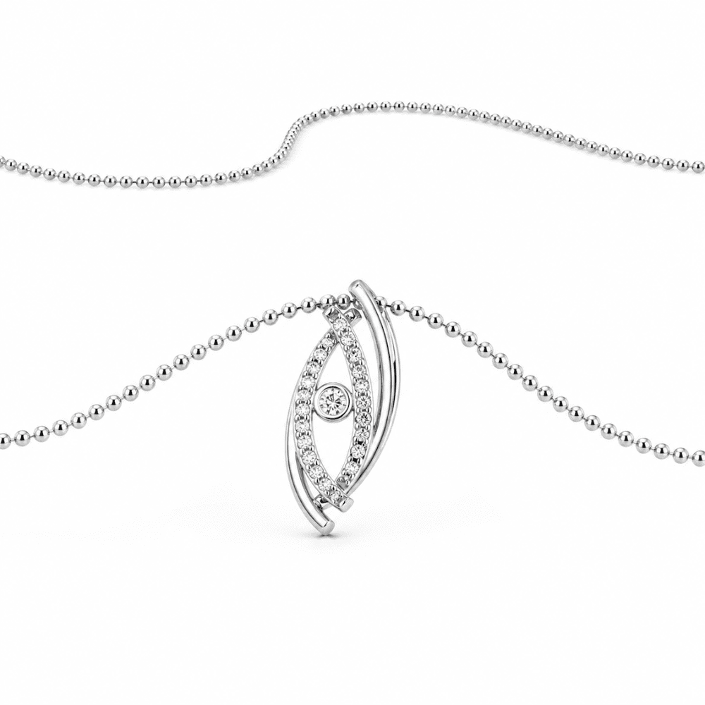 Nazar Raksha Lab Grown Diamond Pendant