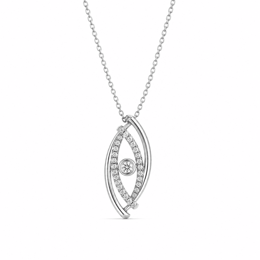 Nazar Raksha Lab Grown Diamond Pendant