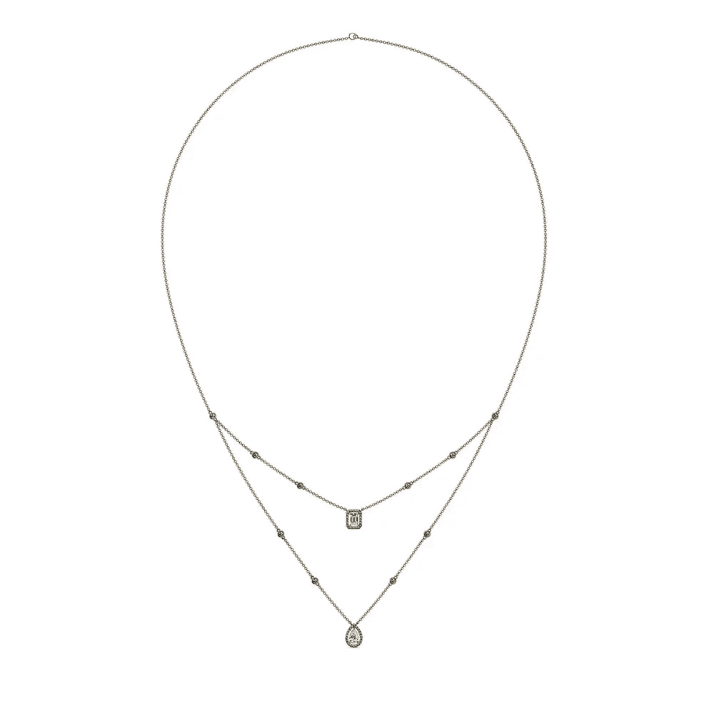 Parchhaayi Halo Lab Grown Diamond Necklace