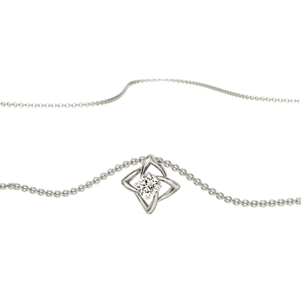 Rahat Solitaire Lab Grown Diamond Necklace