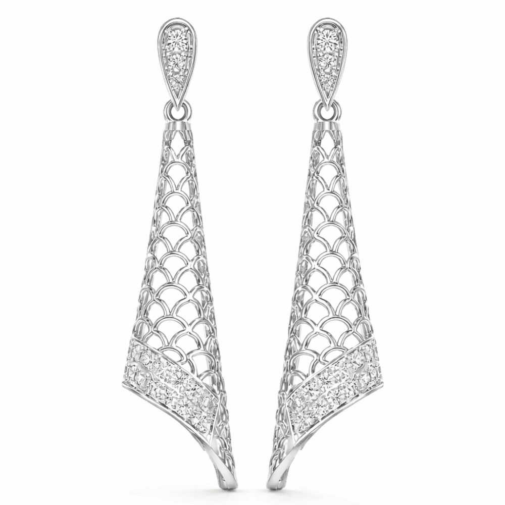 Shaahi Drop Lab Grown Diamond Earrings