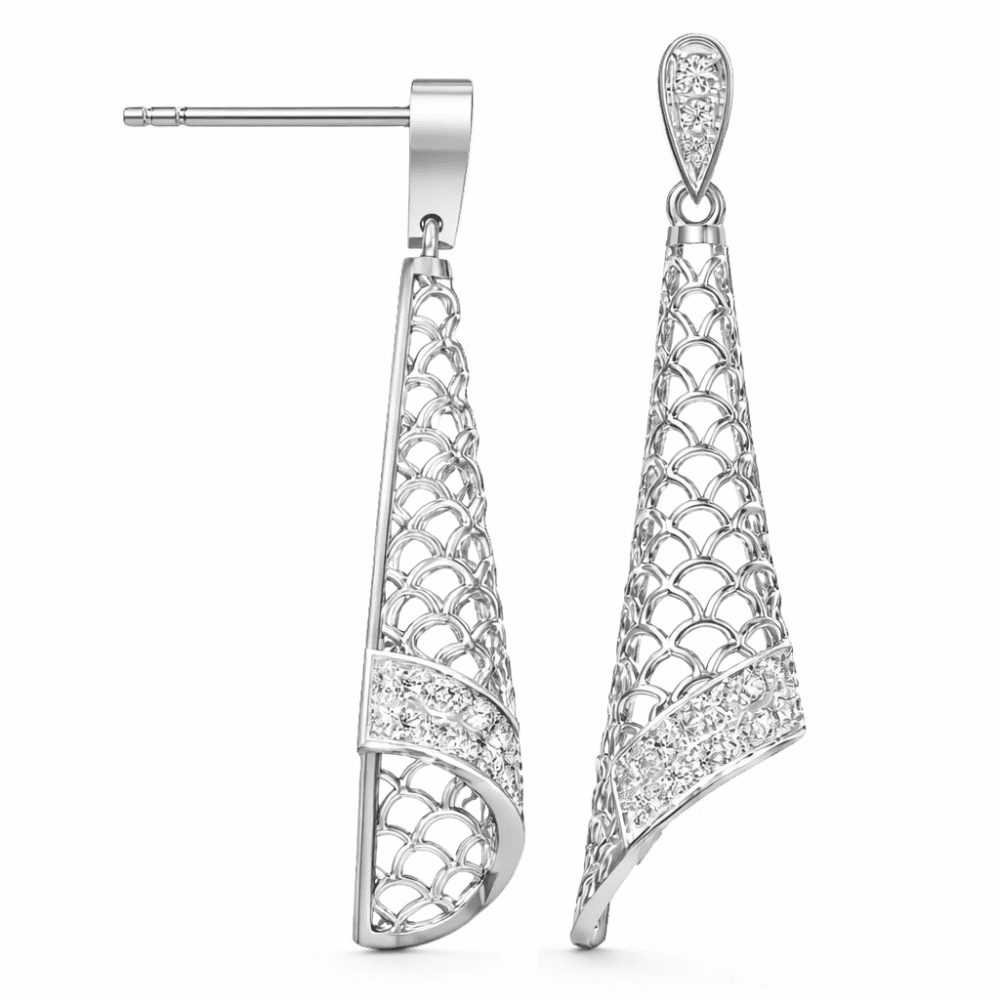 Shaahi Drop Lab Grown Diamond Earrings