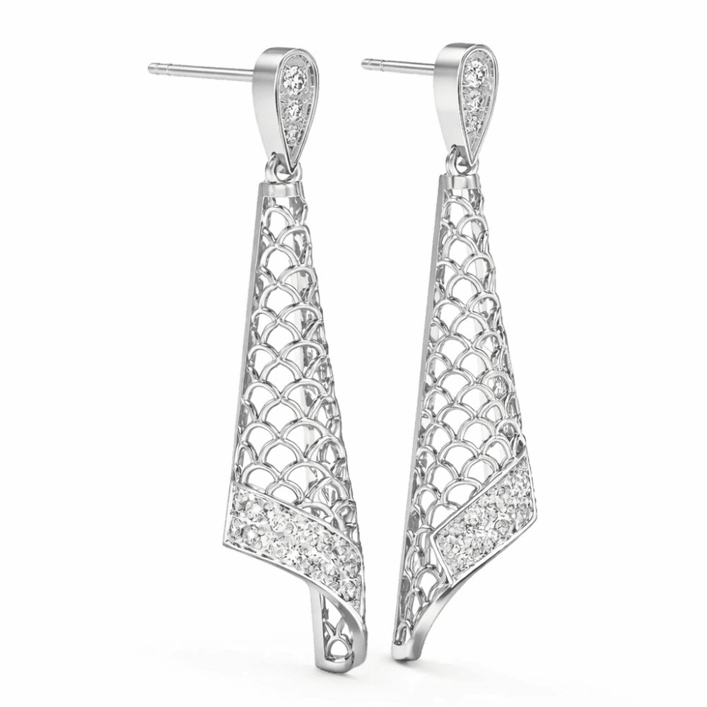Shaahi Drop Lab Grown Diamond Earrings