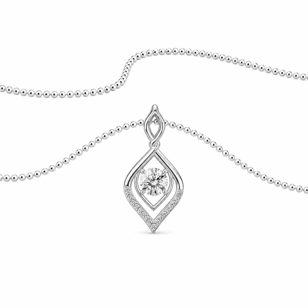 Sukoon Gulab Lab Grown Diamond Pendant