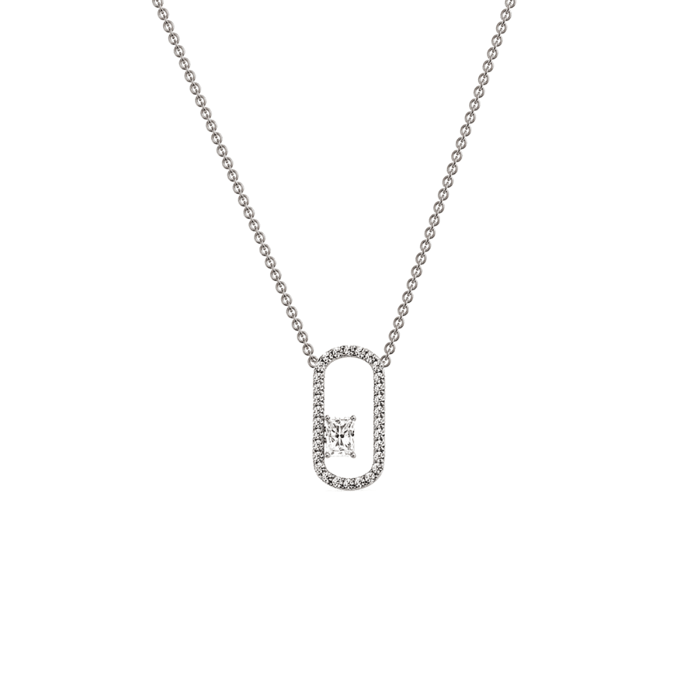 Zaveri Lab Grown Diamond Necklace