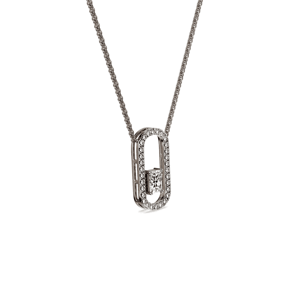 Zaveri Lab Grown Diamond Necklace